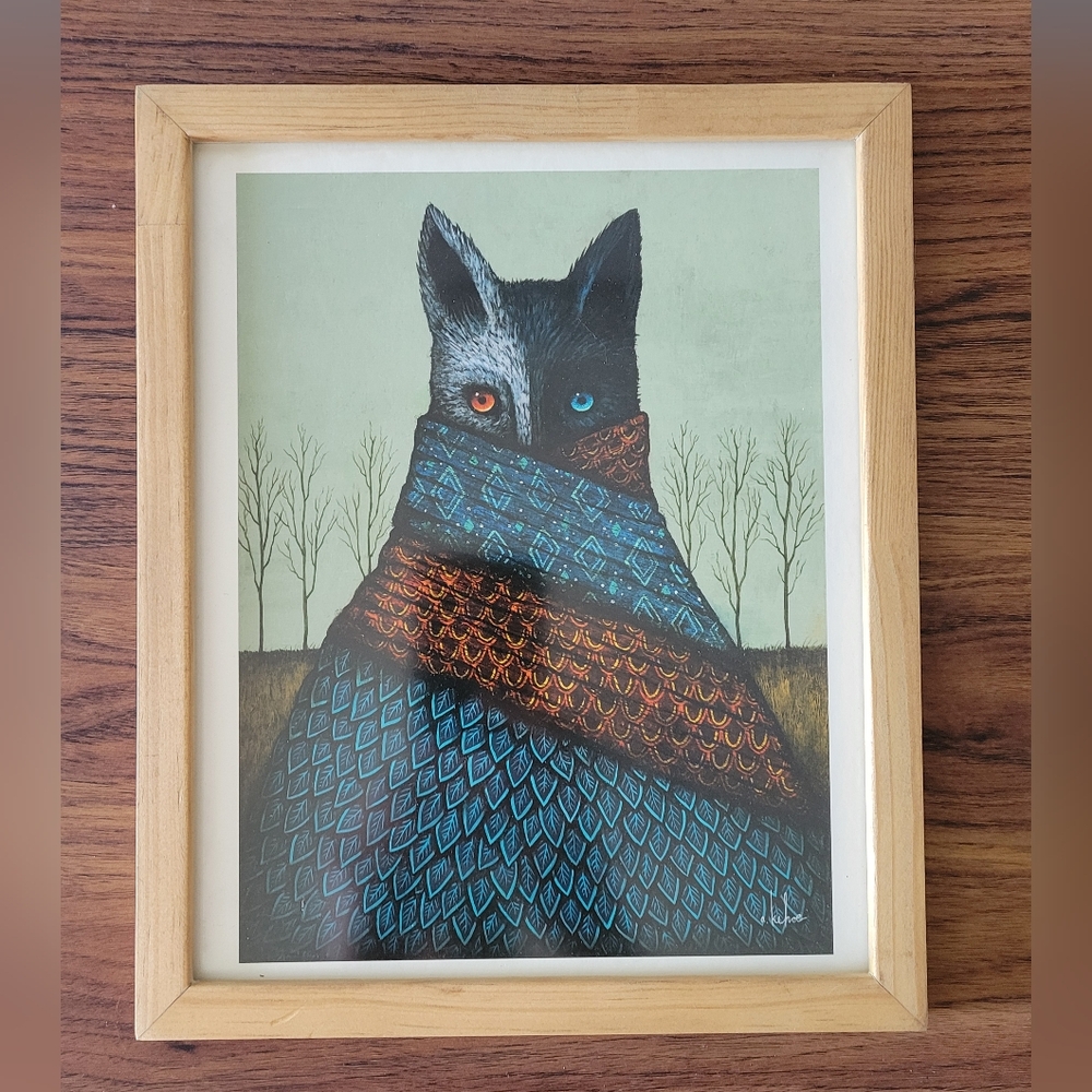 Limited print by Andy Kehoe #46 of 200 of a wolf or fox